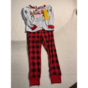 Jaclyn‎ Intimates Kids Matching Christmas Gnome Pajama Set - Size 3T
